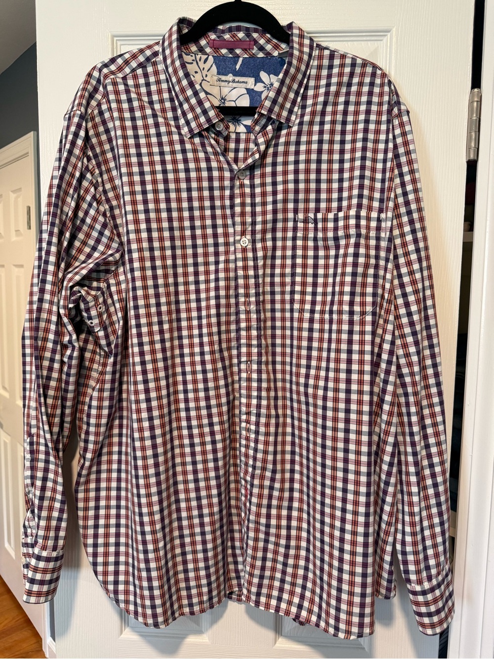 EUC Tommy Bahama Men's Plaid Button-Down Shirt